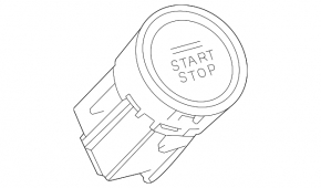 Кнопка Start-Stop Toyota Sienna 21-26