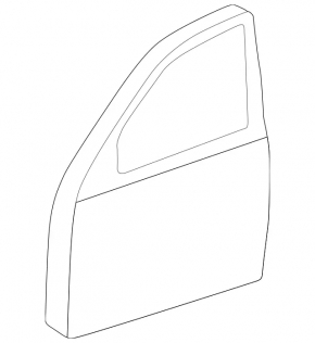 Дверь голая передняя левая Mercedes W211