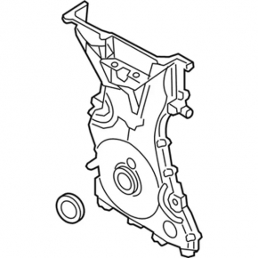Передняя крышка двигателя Ford Focus mk3 11-18 2.0