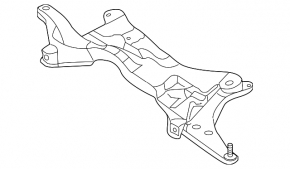 Подрамник передний Mitsubishi Outlander 07-13 3.0