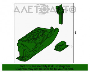 Перчаточный ящик, бардачок Mercedes W167 GLE 350 450 20-26