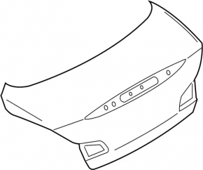 Крышка багажника Infiniti G25 G35 G37 4d 06-15