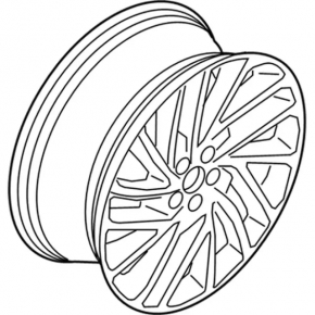 Диск колесный R20 x 8J Lincoln Nautilus 19-23