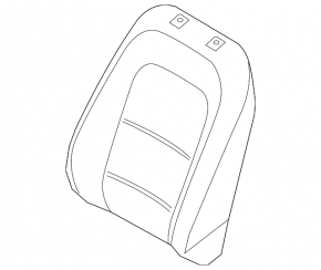 Пассажирское сидение Ford Escape MK4 23-26 без airbag, механическое, ткань черная, белая строчка