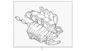 Коллектор впускной Lexus Hs250h 10-11