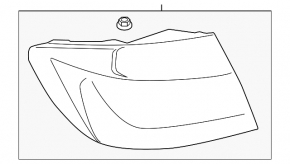 Lampa exterioară aripă stângă BMW 5 F10 11-13