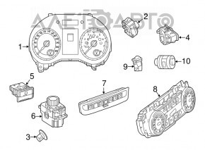 Замок зажигания с кнопкой Start/Stop Mercedes CLA 14-19