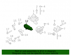 Suport motor inferior pentru Ford Taurus 13-19