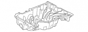 Полуподдон масляный Chevrolet Volt 16-19 1.5
