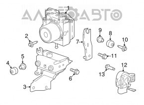 Suport ABS Nissan Leaf 18-