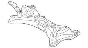 Подрамник передний Nissan Versa Note 13-18