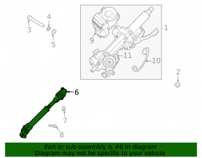 Arbore de direcție Kia K5 21-26 2.5T