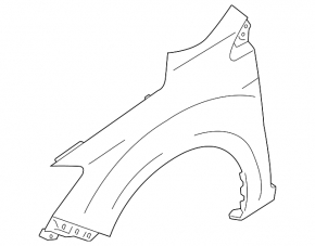 Aripă stângă față Subaru Impreza WRX GH 14-16
