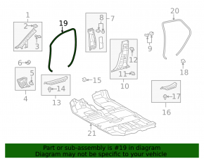 Garnitura de ușă dreapta față pentru Lexus RX350 RX450h 10-15