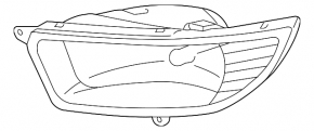 Противотуманная фара птф левая Toyota Camry 05-06