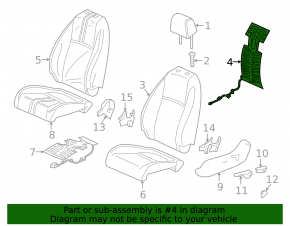 Подогрев водительского сиденья Honda CRV 23-26