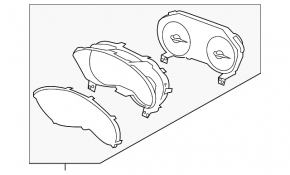 Panou de bord Subaru XV Crosstrek 18-20