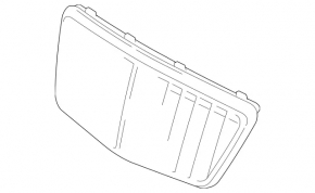 Решетка радиатора grill Mercedes W211 E 320 02-09 Elegance