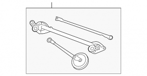 Matura trapezoidală cu motor pentru Nissan Murano z50 03-08