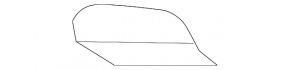 Заглушка буксировочного крюка переднего бампера правая Lexus NX200t NX300h 15-17 base