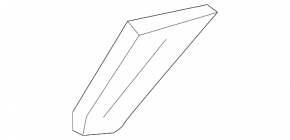 Дефлектор воздуховода передней панели правый Kia Sorento 16-20 накладка серебро