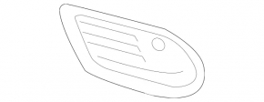 Решетка переднего бампера левая Mercedes C-class W205 300/350e 15-18 AMG pkg