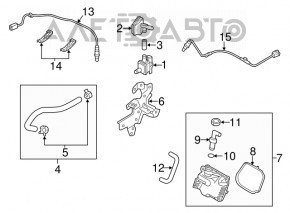 Лямбда-зонд первый Mazda CX-5 13-16 2.0, 2.5