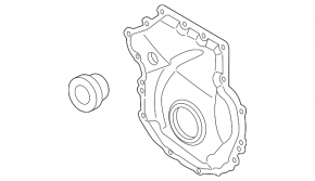 Передняя крышка двигателя VW CC 08-17
