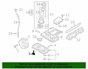 Senzor nivel ulei motor Audi A6 C8 19-24