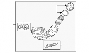 Корпус масляного фильтра BMW 5 G30 17-20 530e hybrid, 2.0Т