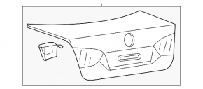 Крышка багажника VW Jetta 11-14 USA
