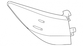 Lumină aripă exterioară stânga Lexus RX350 16-22