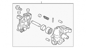 Масляный насос ДВС Mazda CX-5 14-16 2.5 PY-VPS