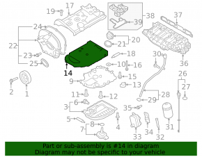 Полуподдон масляный VW CC 08-17