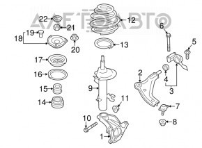 Braț de control inferior stânga față Mini Cooper Countryman R60 11-16
