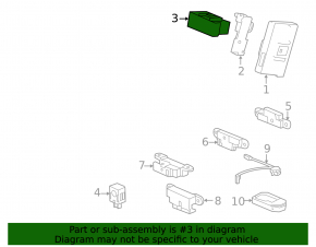Seat Control Module Computer Honda Accord 13-17