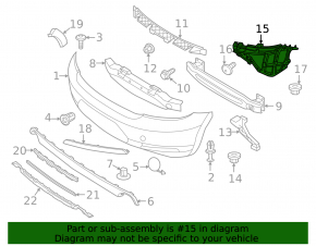 Suportul pentru bara spate stânga VW Beetle 12-19