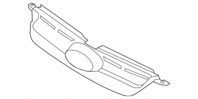 Решетка радиатора grill Ford C-max MK2 13-18 с эмблемой