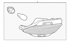 Lumina bara spate stanga Lexus RX350 RX450h 10-15 nou original