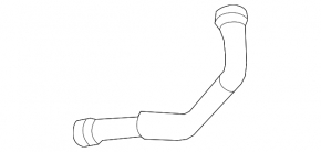 Патрубок системы охлаждения на двигатель Mercedes W164 ML 07-11 3.0d
