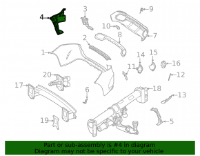 Suport bara spate dreapta pentru Mercedes GLE 350 450 20-26 AMG (pachet)