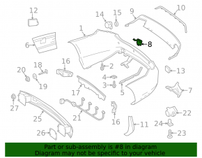 Capac cârlig remorcare bara spate Mercedes Clasa E W212 14-16 AMG, pachet