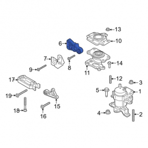 Подушка АКПП верхняя Lincoln MKX 16-18 2.7Т