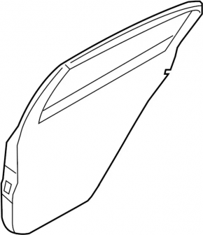 Дверь голая задняя правая Infiniti G25 G35 G37 4d 06-15