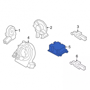 Модуль srs airbag компьютер подушек безопасности Ford Escape MK4 23-26