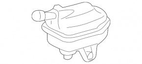 Бачок ГТЦ малый Lexus RX300 RX330 RX350 04-09