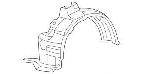 Captuseala aripa fata stanga Lexus RX300 RX330 RX350 RX400h 04-09