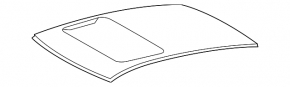 Крыша металл Toyota Camry v40 под люк