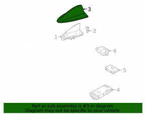 Корпус антенны плавник BMW 3 G20 23-26