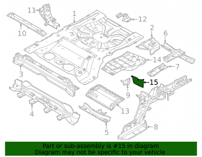 Garnitură de noroi față dreapta Nissan Murano 25-26